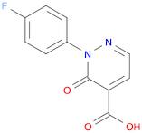 2-(4-FLUOROPHENYL)-3-OXO-2,3-DIHYDROPYRIDAZINE-4-CARBOXYLIC ACID