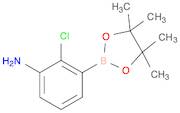 2-Chloro-3-(4,4,5,5-tetramethyl-1,3,2-dioxaborolan-2-yl)aniline