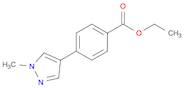 Benzoic acid, 4-(1-methyl-1H-pyrazol-4-yl)-, ethyl ester