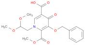 5-(Benzyloxy)-1-(2,2-dimethoxyethyl)-6-(methoxycarbonyl)-4-oxo-1,4-dihydropyridine-3-carboxylic ac…