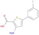 3-Amino-5-(3-fluorophenyl)thiophene-2-carboxylic acid