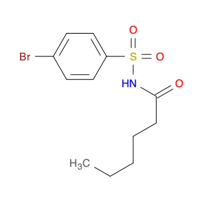 N-((4-Bromophenyl)sulfonyl)hexanamide