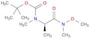 (S)-tert-Butyl (1-(methoxy(methyl)amino)-1-oxopropan-2-yl)(methyl)carbamate