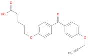 5-(4-(4-(Prop-2-yn-1-yloxy)benzoyl)phenoxy)pentanoic acid