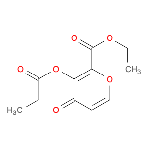 Ethyl 4-oxo-3-(propionyloxy)-4H-pyran-2-carboxylate