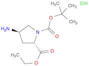 (2S,4R)-1-tert-Butyl 2-ethyl 4-aminopyrrolidine-1,2-dicarboxylate hydrochloride