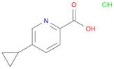 5-Cyclopropylpicolinic acid hydrochloride