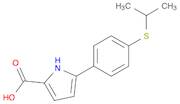 5-(4-(Isopropylthio)phenyl)-1H-pyrrole-2-carboxylic acid