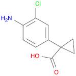 1-(4-Amino-3-chlorophenyl)cyclopropanecarboxylic acid