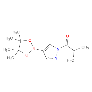 2-methyl-1-(4-(4,4,5,5-tetramethyl-1,3,2-dioxaborolan-2-yl)-1H-pyrazol-1-yl)propan-1-one