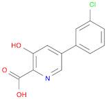 5-(3-Chlorophenyl)-3-hydroxypicolinic acid