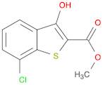 Benzo[b]thiophene-2-carboxylic acid, 7-chloro-3-hydroxy-, methyl ester