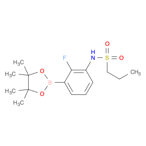 N-(2-Fluoro-3-(4,4,5,5-tetramethyl-1,3,2-dioxaborolan-2-yl)phenyl)propane-1-sulfonamide