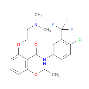 Benzamide,N-[4-chloro-3-(trifluoromethyl)phenyl]-2-[2-(dimethylamino)ethoxy]-6-ethoxy-