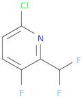 6-Chloro-2-(difluoromethyl)-3-fluoropyridine