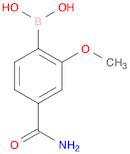 4-(氨基羰基)-2-甲氧基苯基硼酸