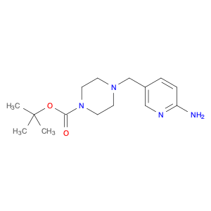 1-哌嗪羧酸4-[((6-氨基-3-吡啶基)甲基]-,1,1-二甲基乙酯