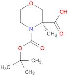 (3S)-4-[(tert-butoxy)carbonyl]-3-methylmorpholine-3-carboxylic acid