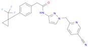 N-[1-[(5-氰基-2-吡啶基)甲基]-1H-吡唑-3-基]-4-[1-(三氟甲基)环丙基]苯乙酰胺