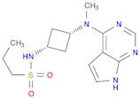 N-[顺式-3-[甲基(7H-吡咯并[2,3-d]嘧啶-4-基)氨基]环丁基]丙烷-1-磺酰胺