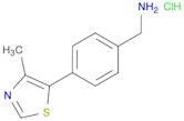 4-(4-甲基噻唑-5-基)苄胺盐酸盐