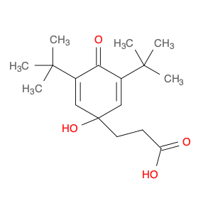 3-(1-羟基-3,5-双(叔丁基)-4-氧代-2,5-环己二烯-1-基)丙酸