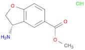 5-Benzofurancarboxylic acid, 3-amino-2,3-dihydro-, methyl ester, hydrochloride (1:1), (3S)-