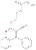 2-Propenoic acid, 2-cyano-3,3-diphenyl-, 2-[(1-oxo-2-propen-1-yl)oxy]ethyl ester