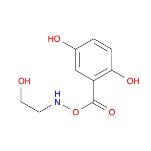 2-((((2-Hydroxyethyl)amino)oxy)carbonyl)benzene-1,4-diol