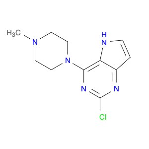 2-Chloro-4-(4-methylpiperazin-1-yl)-5H-pyrrolo[3,2-d]pyrimidine