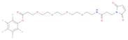 perfluorophenyl 19-(2,5-dioxo-2H-pyrrol-1(5H)-yl)-17-oxo-4,7,10,13-tetraoxa-16-azanonadecan-1-oate