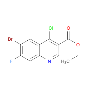 Ethyl6-bromo-4-chloro-7-fluoroquinoline-3-carboxylate