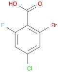 2-Bromo-4-chloro-6-fluorobenzoic acid