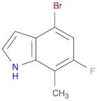 4-bromo-6-fluoro-7-methyl-1H-indole