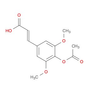 (2E)-3-[4-(Acetyloxy)-3,5-dimethoxyphenyl]-2-propenoic acid