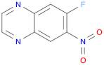 Quinoxaline, 6-fluoro-7-nitro-