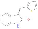 2H-Indol-2-one, 1,3-dihydro-3-(2-thienylmethylene)-