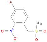 Benzene, 4-bromo-1-[(methylsulfonyl)methyl]-2-nitro-