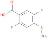 Benzoic acid, 2,5-difluoro-4-(methylthio)-