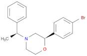 Morpholine, 2-(4-bromophenyl)-4-[(1S)-1-phenylethyl]-, (2R)-