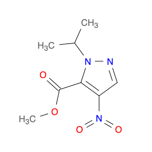 1H-Pyrazole-5-carboxylic acid, 1-(1-methylethyl)-4-nitro-, methyl ester