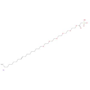 SODIUM 2-[(3,6,9,12,15-PENTAOXATRITRIACONT-24-ENYL)OXY]-2-OXOETHANE-1-SULFONATE