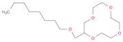 1,4,7,10-Tetraoxacyclododecane, 2-[(octyloxy)methyl]-