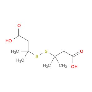 3,3′-disulfanediylbis(3-methylbutanoic acid)
