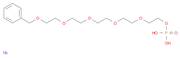 SODIUM 2,5,8,11,14-PENTAOXAHEXADECAN-16-YL HYDROGEN PHOSPHONATE