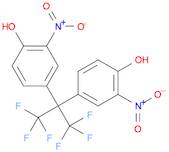 Phenol, 4,4'-[2,2,2-trifluoro-1-(trifluoromethyl)ethylidene]bis[2-nitro-