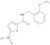 2-Furancarboxamide, N-[(2-methoxyphenyl)methyl]-5-nitro-