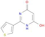 4(1H)-Pyrimidinone, 6-hydroxy-2-(3-thienyl)-