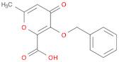 3-(苄氧基)-6-甲基-4-氧代-4H-吡喃-2-羧酸