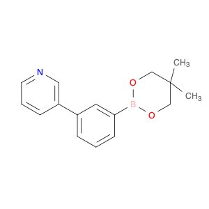 3-(3-(5,5-Dimethyl-1,3,2-dioxaborinan-2-yl)phenyl)pyridine